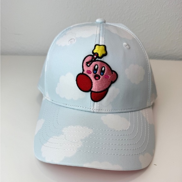 Nintendo Kirby Embroidered Baseball Trucker Hat Cap - Picture 1 of 6
